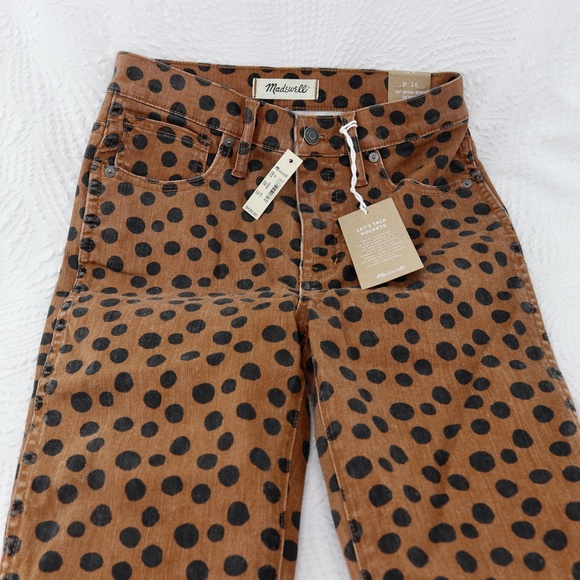 madewell leopard jeans